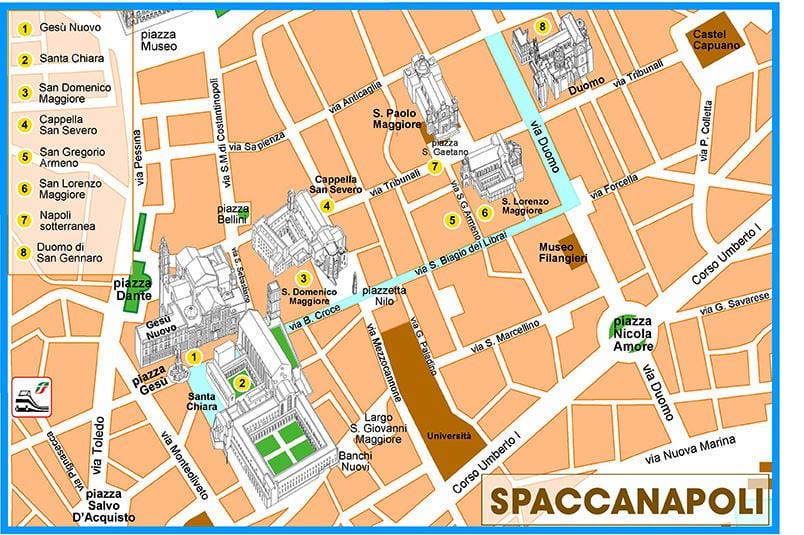 Karte spaccanapoli naples