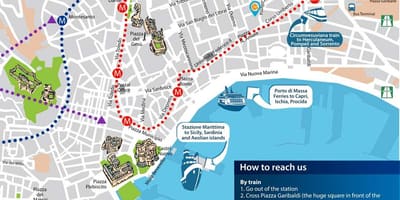 Neapoles centrālā dzelzceļa stacija map