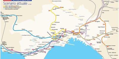 Karte, naples metro